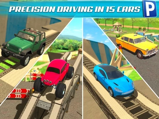 Изображение игры: Obstacle Course Extreme Car Parking Simulator