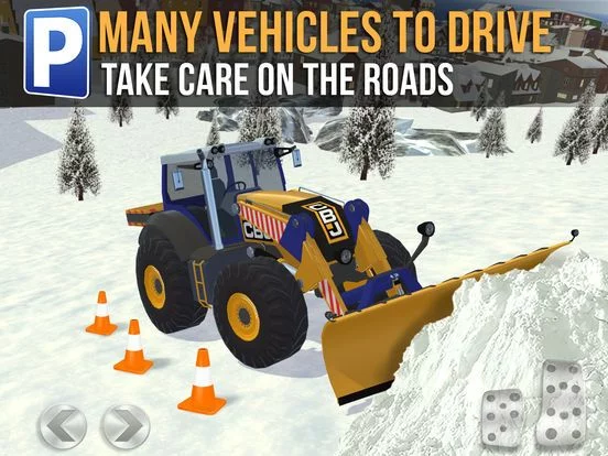 Изображение игры: Ski Resort Parking Sim Ice Road Snow Plow Trucker