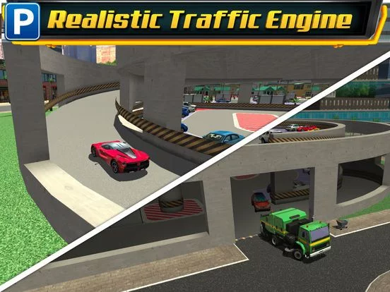 Изображение игры: Multi Level 4 Car Parking Simulator a Real Driving Test Run Racing Games