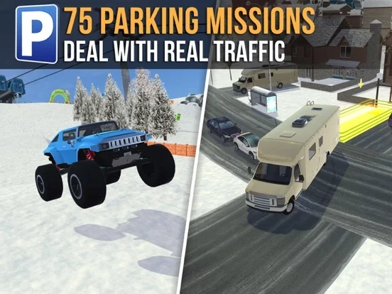 Изображение игры: Ski Resort Parking Sim Ice Road Snow Plow Trucker