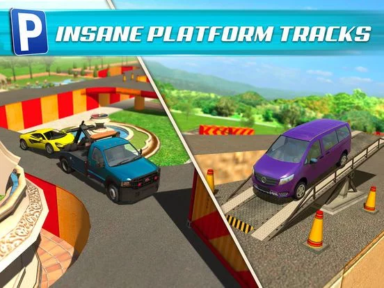 Изображение игры: Obstacle Course Extreme Car Parking Simulator