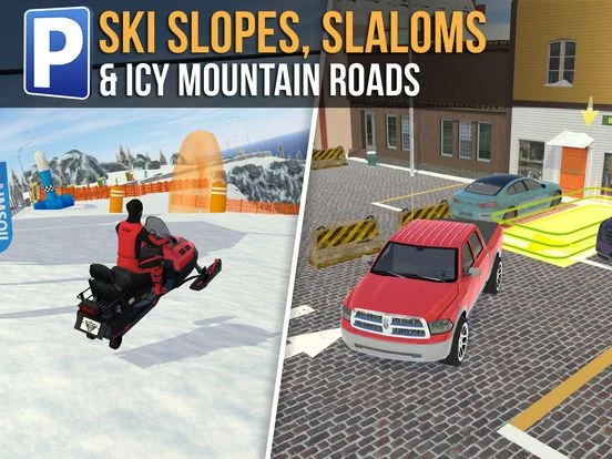 Изображение игры: Ski Resort Parking Sim Ice Road Snow Plow Trucker