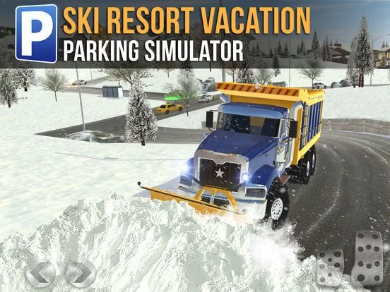 Изображение игры: Ski Resort Parking Sim Ice Road Snow Plow Trucker