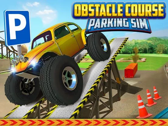 Изображение игры: Obstacle Course Extreme Car Parking Simulator