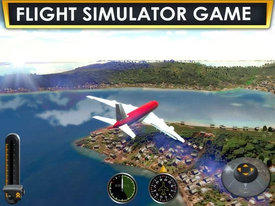 Изображение игры: Plane Flying Parking Sim a Real Airplane Driving Test Run Simulator Racing Games