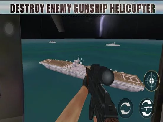 Изображение игры: Navy Gunship Attack - Sea War