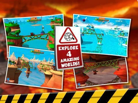 Изображение игры: Bridge Builder Simulator - Real Road Construction Sim