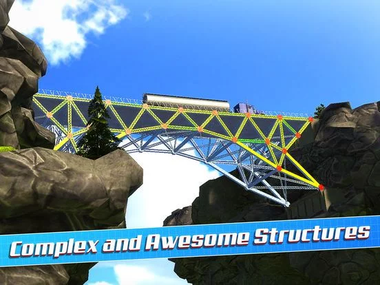 Изображение игры: Bridge Construction Sim