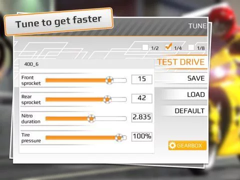 Изображение игры: Drag Racing: Bike Edition