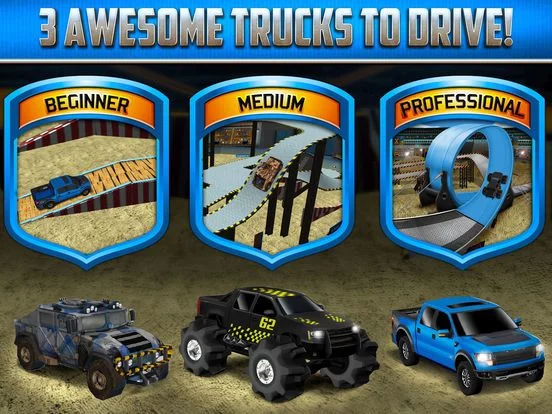 Изображение игры: Monster Truck Parking Game Real Car Racing Games