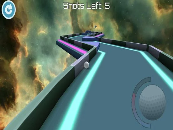 Изображение игры: Space Golf 3D