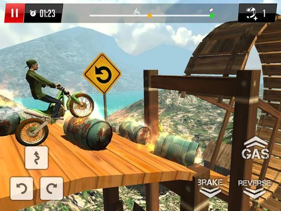 Изображение игры: Racing on bike Extreme