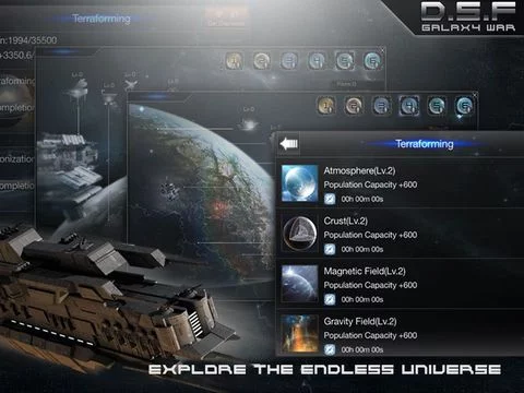 Изображение игры: Deep Space Fleet: Galaxy War