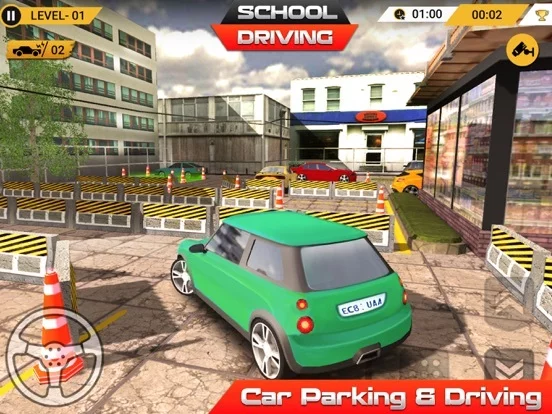 Изображение игры: Driving School - Car Parking and Driving