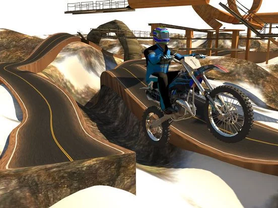 Изображение игры: Racing on Bike Free