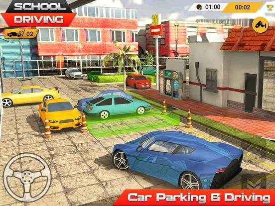 Изображение игры: Driving School - Car Parking and Driving