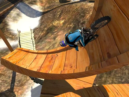 Изображение игры: Racing on Bike Free