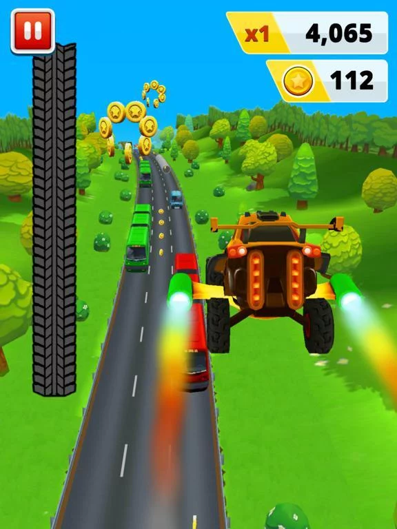 Изображение игры: Car Racing Run