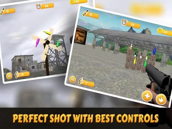 Изображение игры: Army Bottle Shoot Game