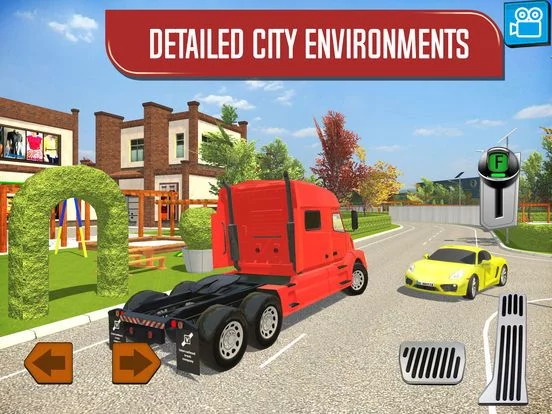 Изображение игры: Delivery Truck Driver Highway Ride Simulator