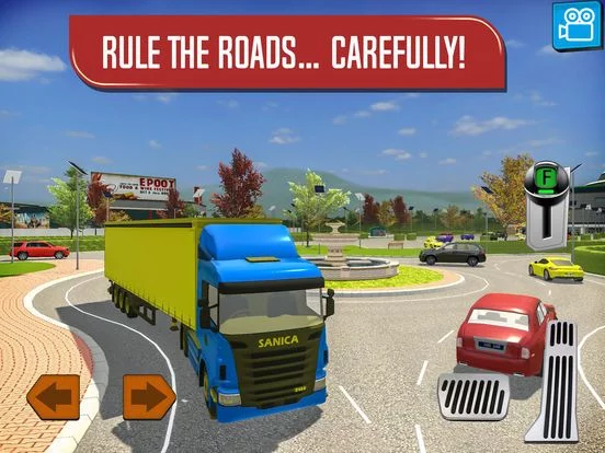 Изображение игры: Delivery Truck Driver Highway Ride Simulator