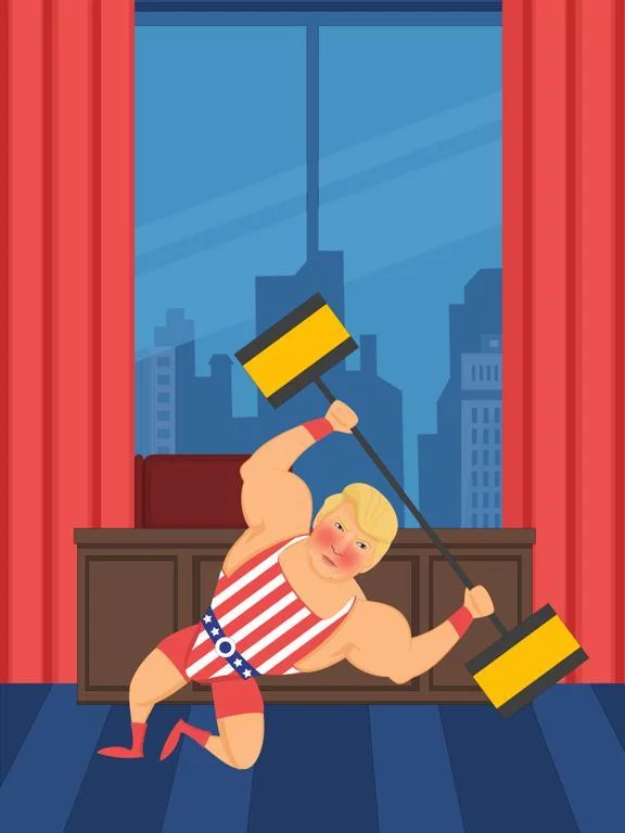 Изображение игры: Trump Balance - Can he handle it?