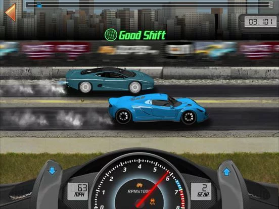 Изображение игры: Drag Racing Classic