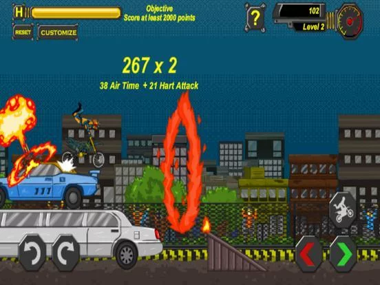 Изображение игры: Risky Rider - Free Online Bike Game