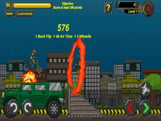 Изображение игры: Risky Rider - Free Online Bike Game