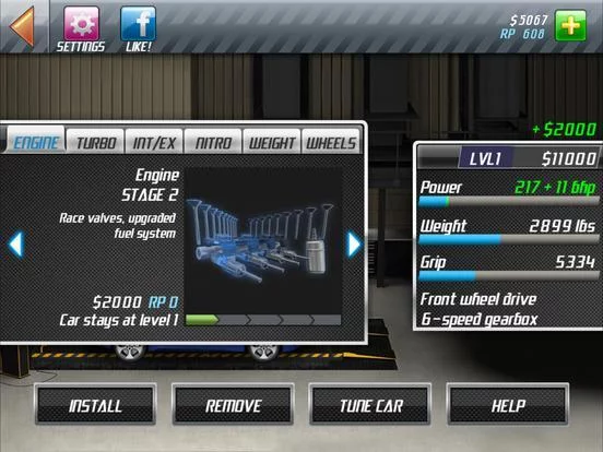 Изображение игры: Drag Racing Classic