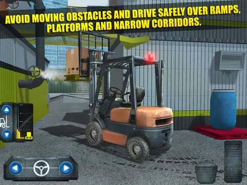 Изображение игры: Fork Lift Truck Driving Simulator Real Extreme Car Parking Run