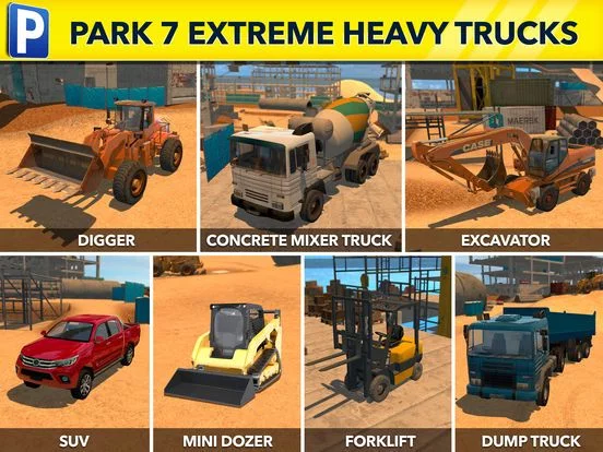 Изображение игры: Extreme Heavy Trucker Parking Simulator