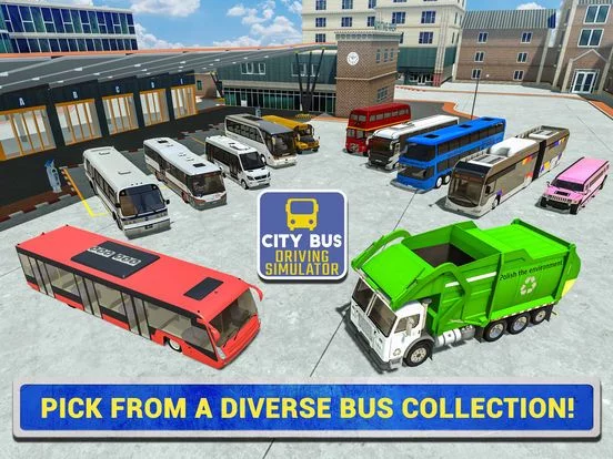 Изображение игры: City Bus Driving Sim