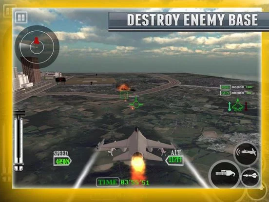 Изображение игры: Jet Air Thunder Fight