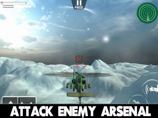 Изображение игры: Military Helicopter Gunner 3D