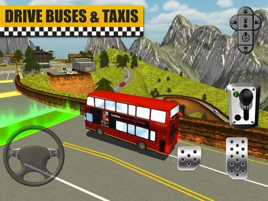 Изображение игры: Bus & Taxi Driving Simulator
