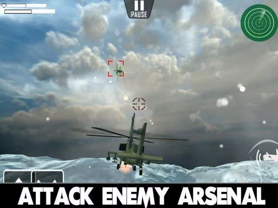 Изображение игры: Military Helicopter Gunner 3D