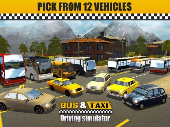 Изображение игры: Bus & Taxi Driving Simulator