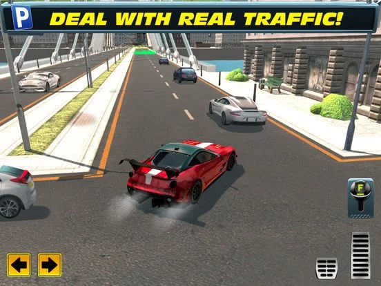 Изображение игры: Trailer Truck Parking with Real City Traffic Car Driving Sim