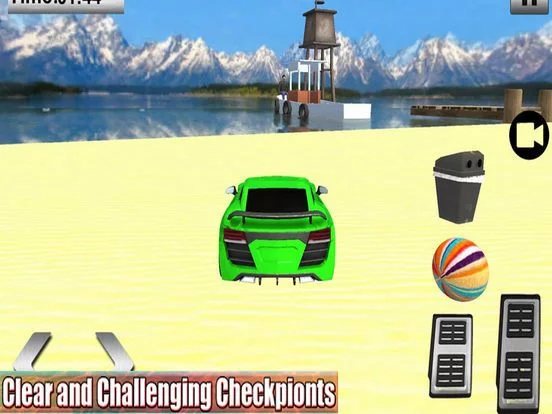 Изображение игры: Water Car: Beach AU Racing
