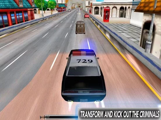 Изображение игры: Race Police Car: Shoot Speed