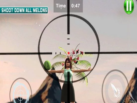 Изображение игры: Thrill Shooting Watermelon 2