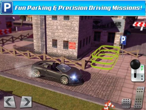 Изображение игры: Classic Sports Car Parking Game Real Driving Test Run Racing
