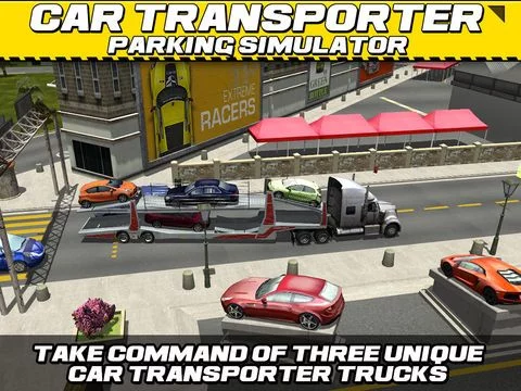 Изображение игры: Car Transport Truck Parking Simulator - Real Show-Room Driving Test Sim Racing Games