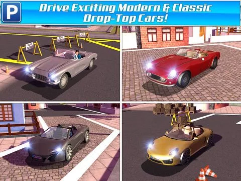 Изображение игры: Classic Sports Car Parking Game Real Driving Test Run Racing