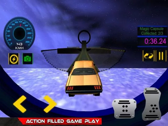 Изображение игры: Alien Car: Tracks Space Stunt