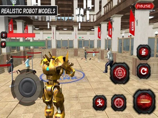 Изображение игры: Gangster Robot: Mission Robber