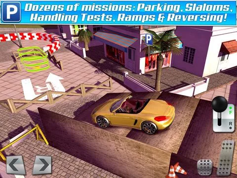 Изображение игры: Classic Sports Car Parking Game Real Driving Test Run Racing