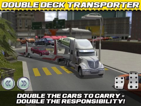 Изображение игры: Car Transport Truck Parking Simulator - Real Show-Room Driving Test Sim Racing Games