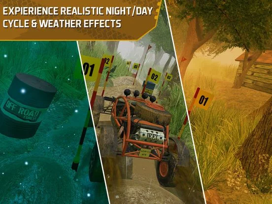 Изображение игры: 4x4 Dirt Track Forest Driving
